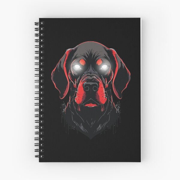 Aperçu de l'œuvre Beagle possédé aux yeux brillants – Illustration effrayante d'un chien d'horreur créée et vendue par Spaabus.