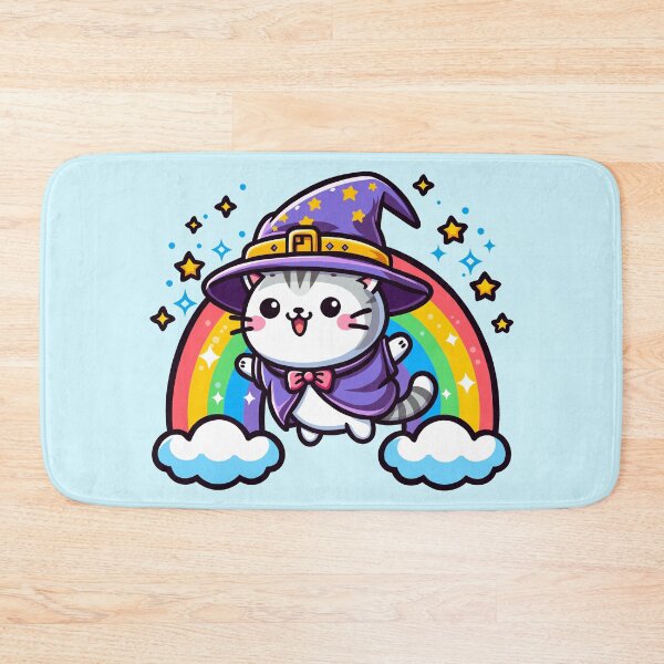 Item preview, Cute Levitating Wizard Cat designed and sold by Ghost on Toast.