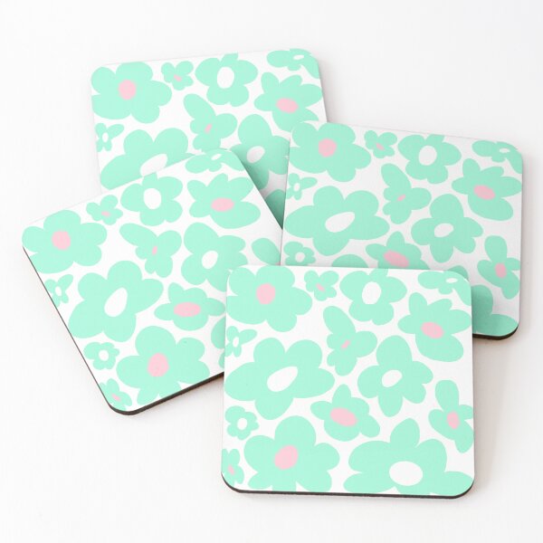 Item preview, Mint floral pattern designed and sold by urfer.