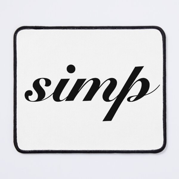 Item preview, Simp cursive designed and sold by Memes N Lore .