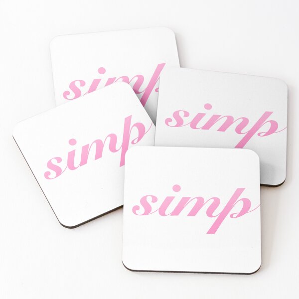 Item preview, Simp Hot Pink Cursive designed and sold by Memes N Lore .