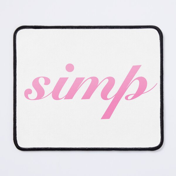 Item preview, Simp Hot Pink Cursive designed and sold by Memes N Lore .