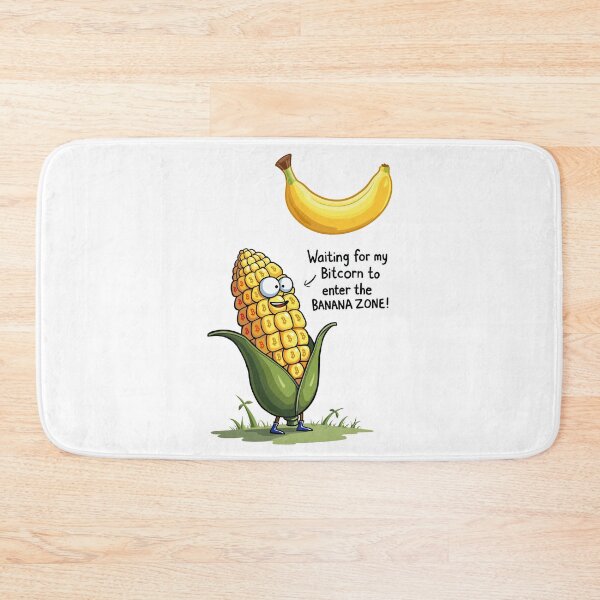 Item preview, Bitcorn Banana Zone – Crypto Corn Meme designed and sold by BeamiCreations.