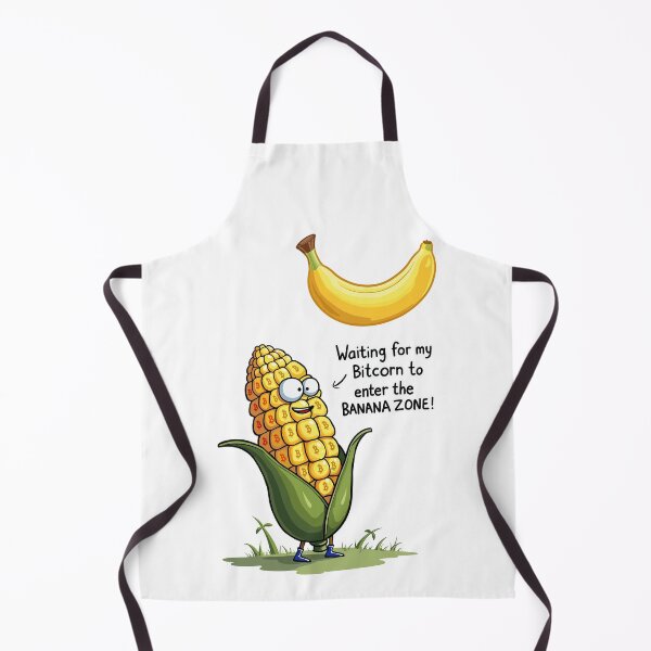 Item preview, Bitcorn Banana Zone – Crypto Corn Meme designed and sold by BeamiCreations.