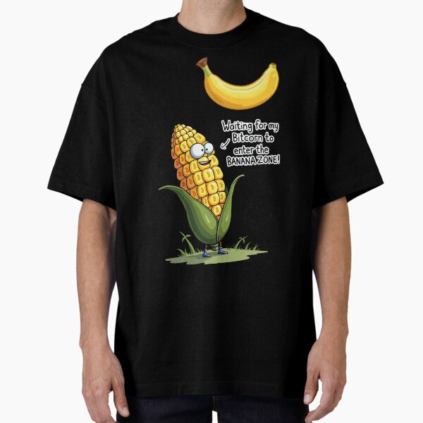 Item preview, Bitcorn Banana Zone – Crypto Corn Meme designed and sold by BeamiCreations.