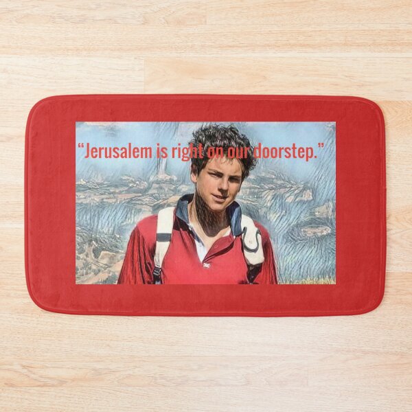Item preview, Saint Carlo Canonization Jerusalem is Right on our Doorsteps designed and sold by PaperDreamPod.