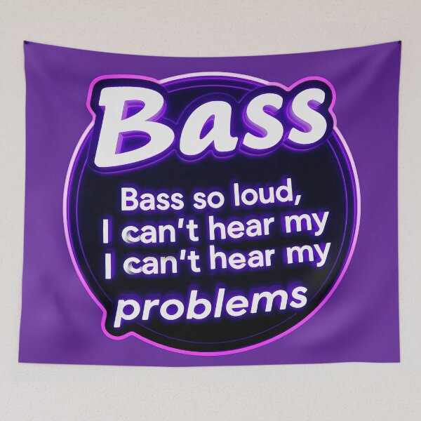 Item preview, Bass too loud deep vibrations designed and sold by Artbellachi.