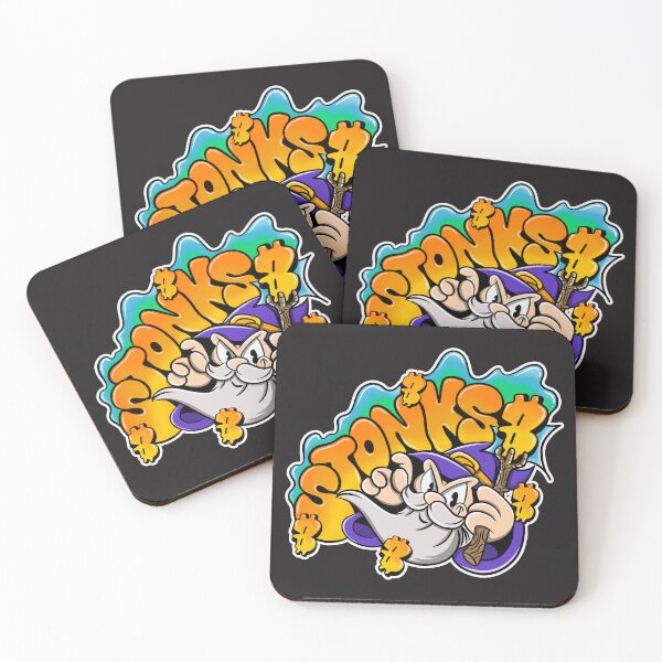 Item preview, Stonks Wizard - Crypto Magic designed and sold by ImaginarStore.