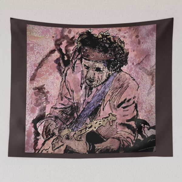 Aperçu de l'œuvre Keith Richards, les Rolling Stones, cher Keef, créée et vendue par Art by Fruitcake.