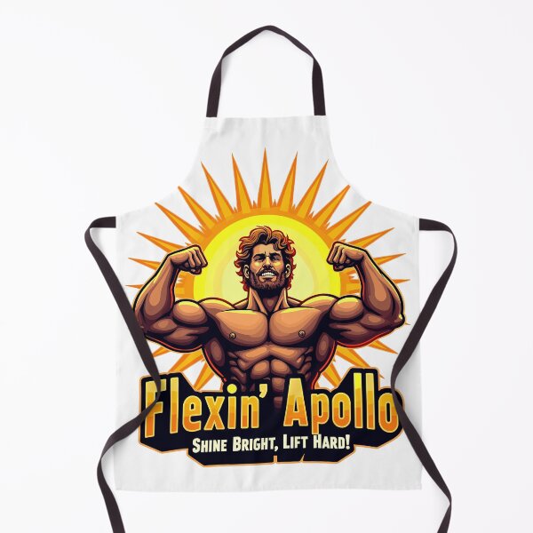 Item preview, Flexin' Apollo – Shine Bright, Lift Hard! designed and sold by BeamiCreations.