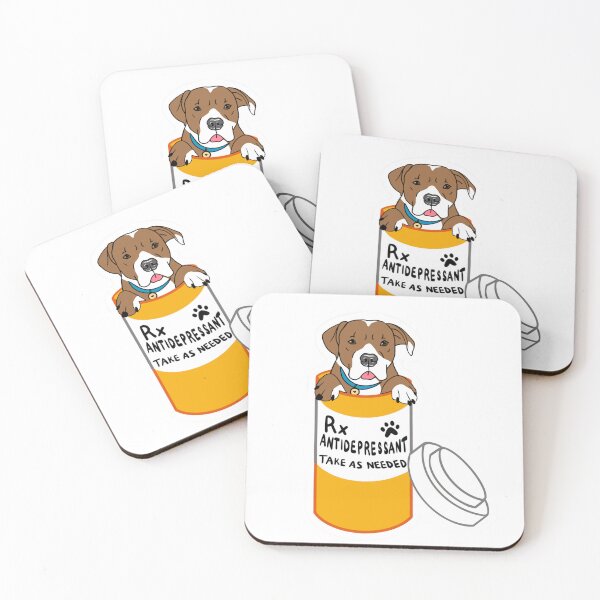 Item preview, Dog Antidepressants designed and sold by Kirsten Tjelmeland.