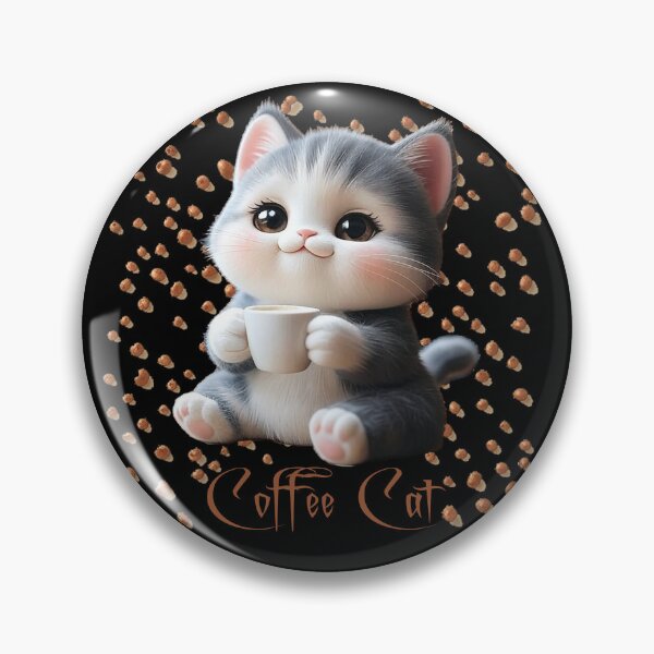 Artikelvorschau, Kaffee Katze entworfen und verkauft von FatCatStudios.