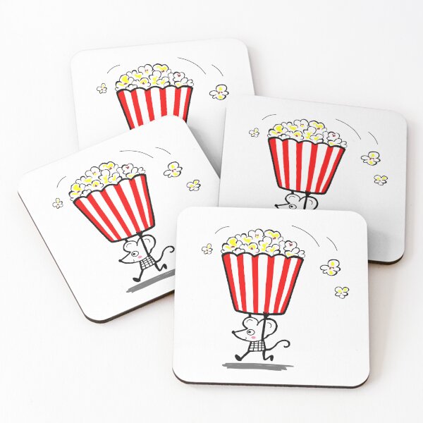 Item preview, Cute mouse carries popcorn designed and sold by Molido.