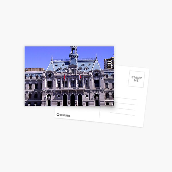 Naval Building Postcard