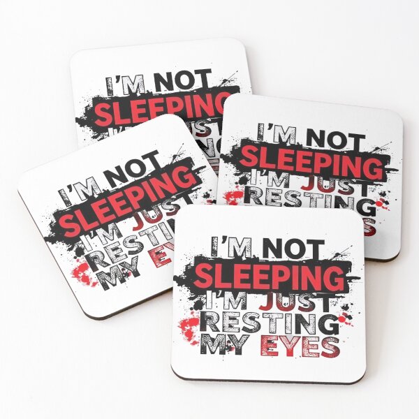 Item preview, Resting My Eyes – Grunge Text Graphic Tee designed and sold by ARTReMi.