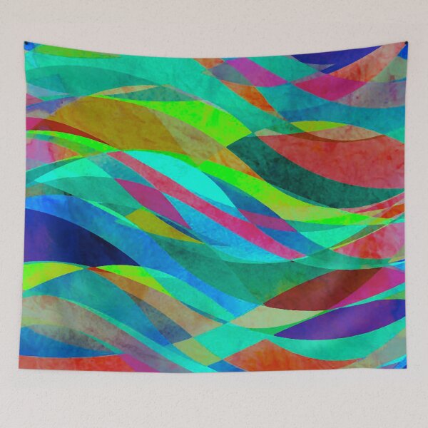 Item preview, Waves Abstract designed and sold by ViaARTfactory.