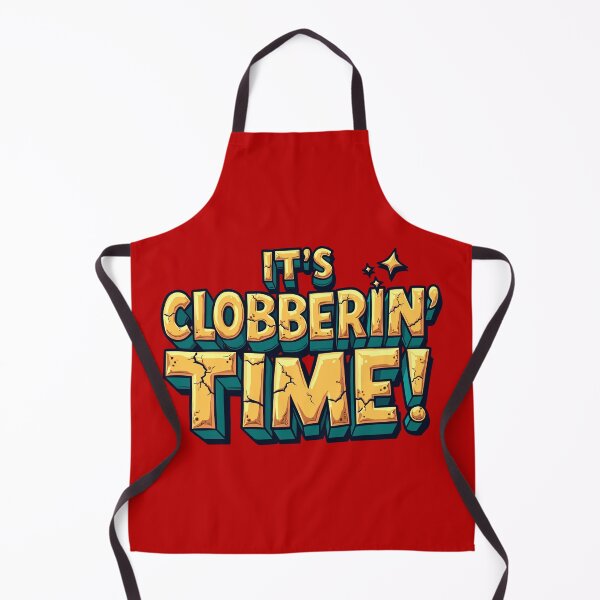 Item preview, Clobberin’ Time – Retro Smash Shout designed and sold by Scott Black.