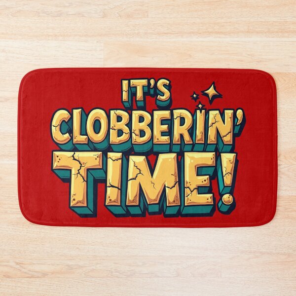 Item preview, Clobberin’ Time – Retro Smash Shout designed and sold by Scott Black.