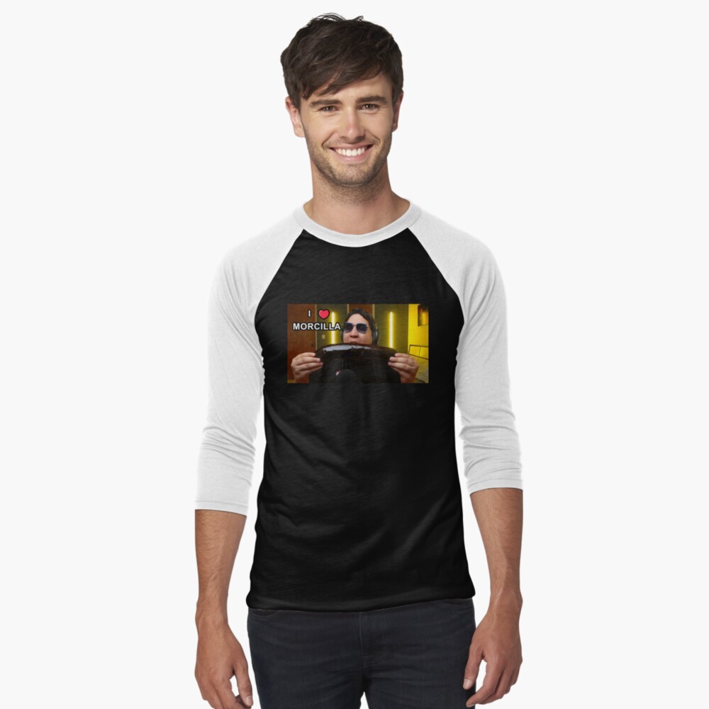 Vista previa del artículo con la obra «Camiseta ¾ estilo béisbol», diseñado y vendido por FotoLibreStudio.