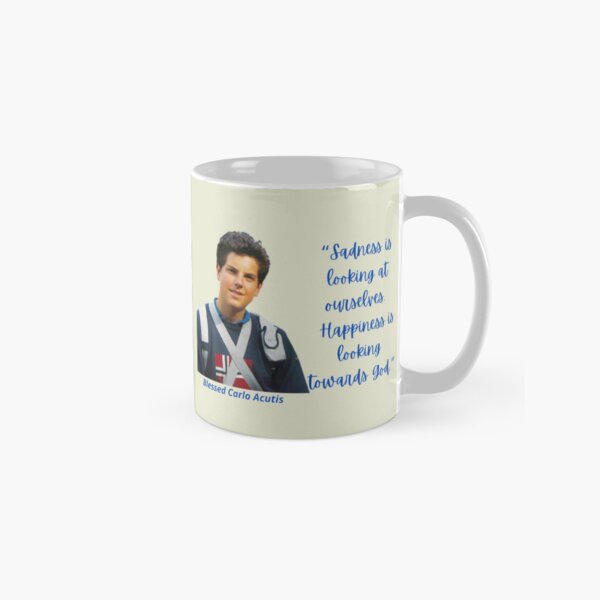 Item preview, Carlo Acutis Sadness is Looking at Ourselves designed and sold by PaperDreamPod.