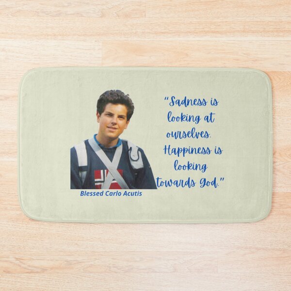 Item preview, Carlo Acutis Sadness is Looking at Ourselves designed and sold by PaperDreamPod.