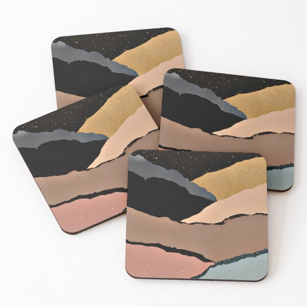 Item preview, Earthtones Mountain Torn Deckled Textures Abstract  designed and sold by DEC02.