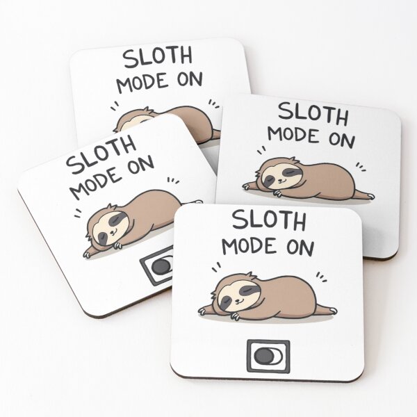 Item preview, Sloth Mode ON Funny Lazy Day Animal Humor Design designed and sold by haitrieuic96.