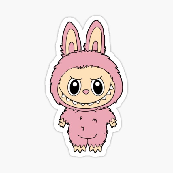 Artikel-Vorschau von Pink Labubu: Die Monster-Macaron-Serie – Litschi-Beere, designt und verkauft von Little Moodz.