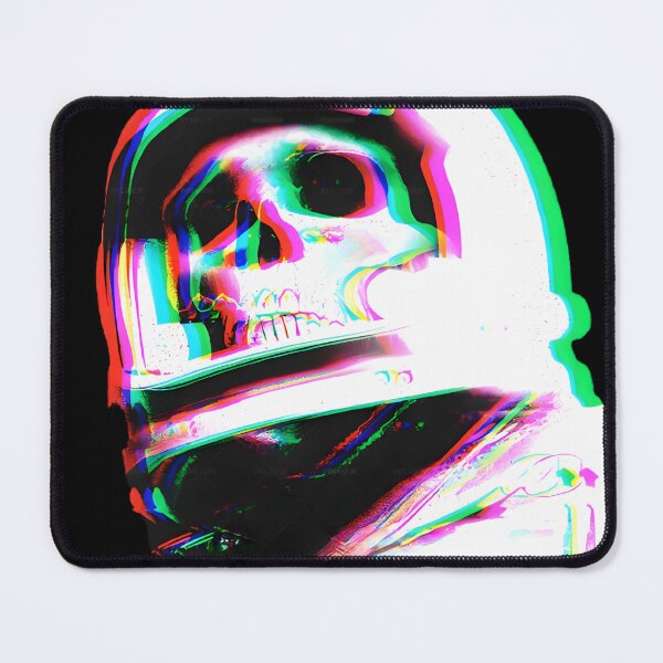 Item preview, Glitch Skull Astronaut - Neon Vaporwave Art designed and sold by GL!TCH LAB.