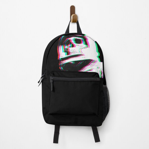 Item preview, Glitch Skull Astronaut - Neon Vaporwave Art designed and sold by GL!TCH LAB.