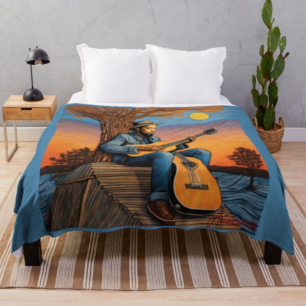 Item preview, "Harmonies at Dusk: Ben Harper's Musical Reverie" designed and sold by Artisticanvas.