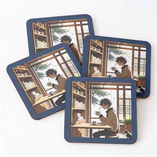 Item preview, Cozy Coffee Shop designed and sold by FiaFiaPress.