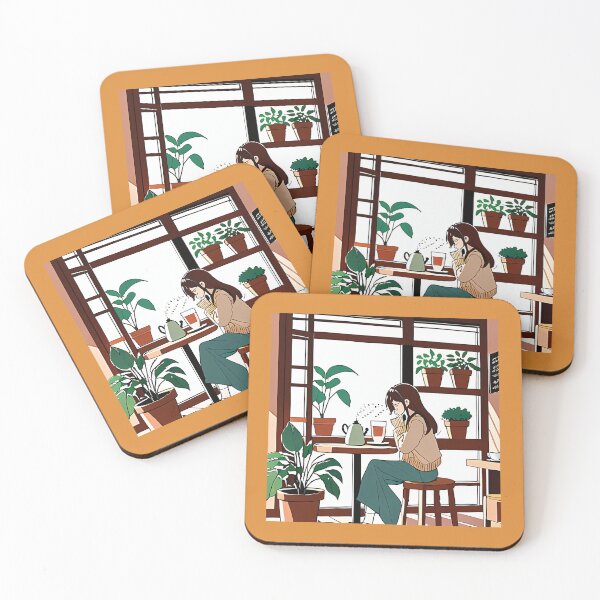 Item preview, Cozy Tea Shop designed and sold by FiaFiaPress.
