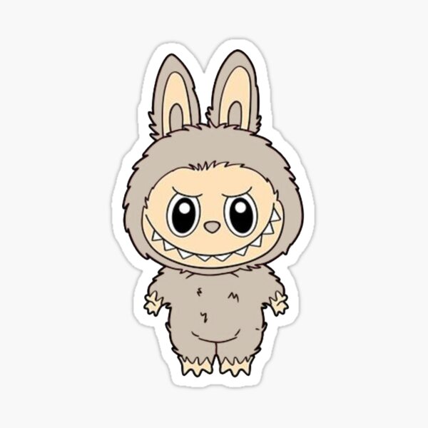Item preview, Gray Labubu: The Monsters Macaron Series - Sesame designed and sold by Little Moodz.