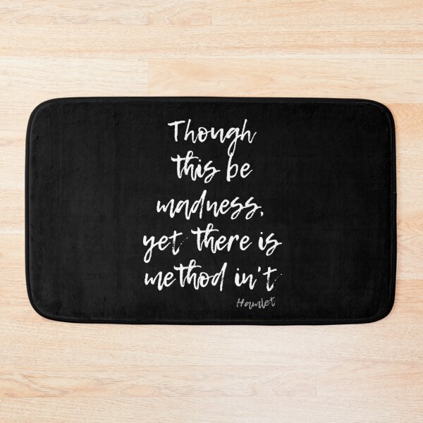 Item preview, HAMLET SHAKESPEARE MADNESS METHOD designed and sold by Madjack Tees Kiwi SuperStore.