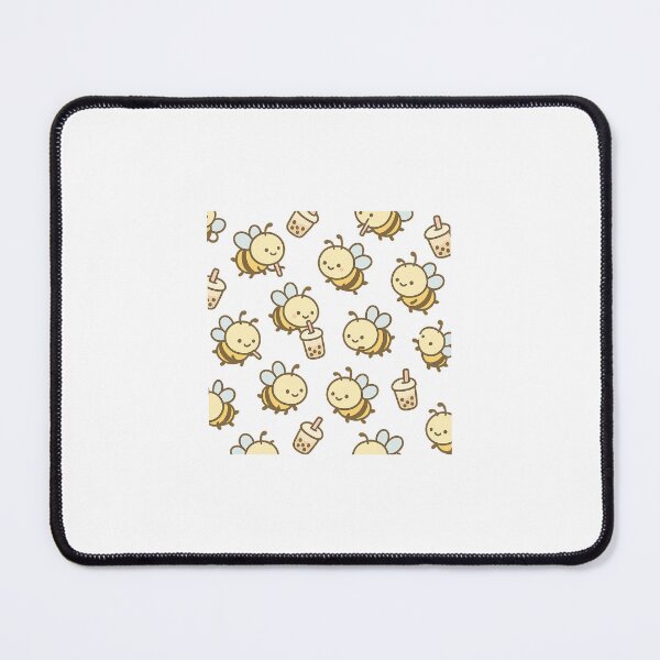 Item preview, Buzzin’ for Boba – Kawaii Bee Pattern designed and sold by Daniel-DL.