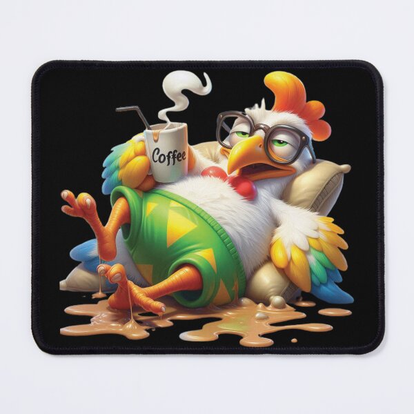 Item preview, Rooster Spills Coffee In Bed designed and sold by scooterbaby.