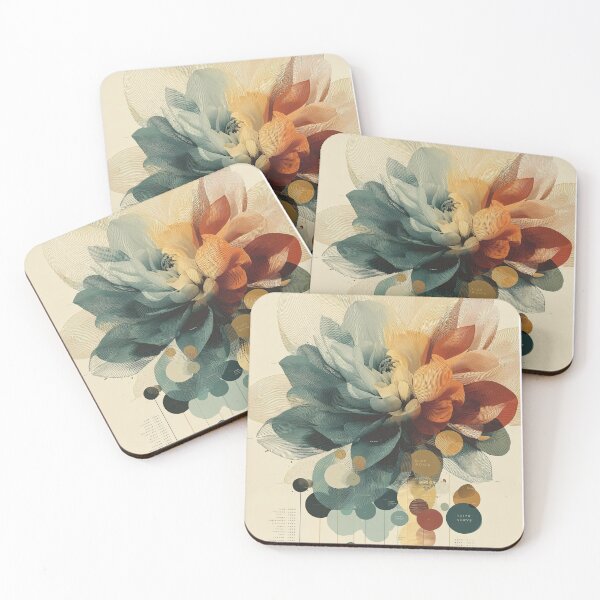 Item preview, Modern Abstract Botanical | Geometric Leaf Art Print designed and sold by luminumance.