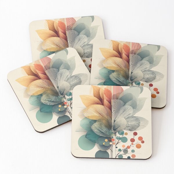 Item preview, Modern Botanical Bloom | Abstract Floral Line Art designed and sold by luminumance.