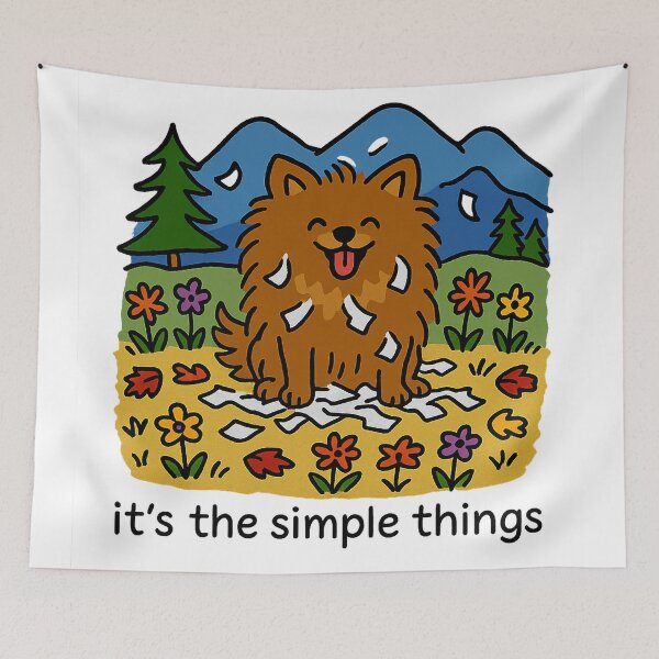 Item preview, Pomeranian- it's the simple things designed and sold by jonnyboy98.