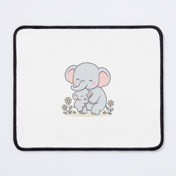 Item preview, Trunkful of Love – Elephant Mom & Baby designed and sold by Daniel-DL.