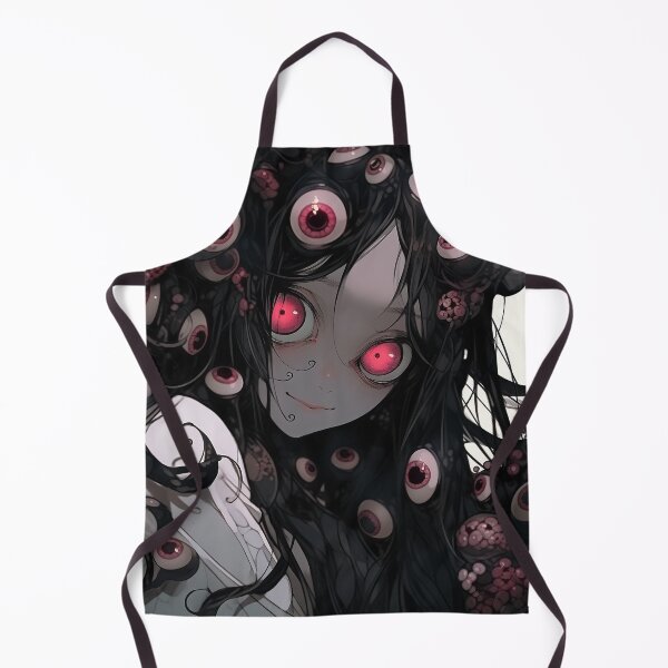 Item preview, Eerie Eyeball Monster Anime Girl designed and sold by bubblegoth.