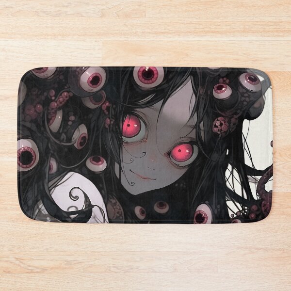Item preview, Eerie Eyeball Monster Anime Girl designed and sold by bubblegoth.