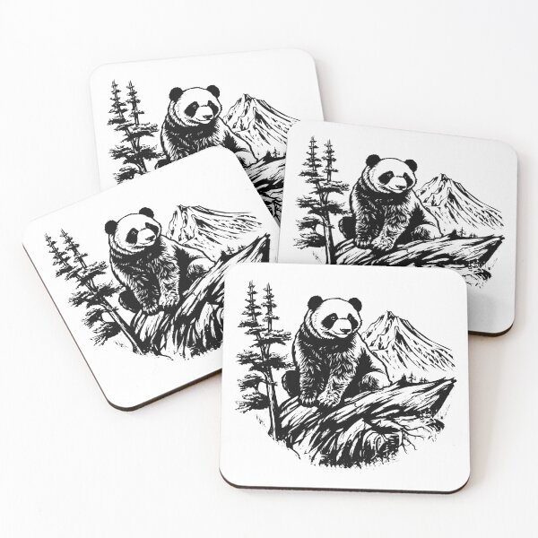 Item preview, Giant Panda Tree Branch China Bear Endangered Wildlife designed and sold by inkoutninja.
