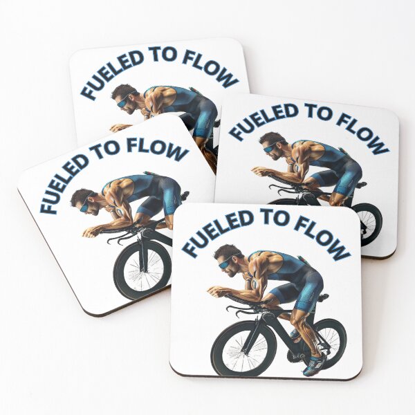 Item preview, "Fueled to Flow – Ride the Rhythm of Endurance" designed and sold by Triathlongram.