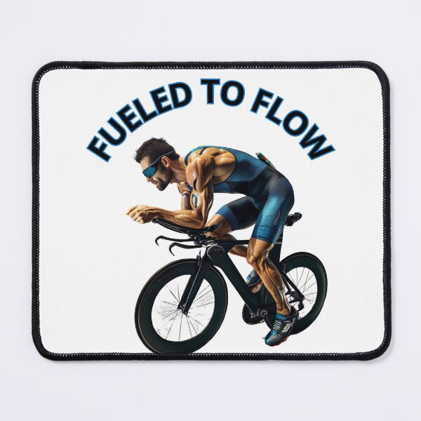 Item preview, "Fueled to Flow – Ride the Rhythm of Endurance" designed and sold by Triathlongram.