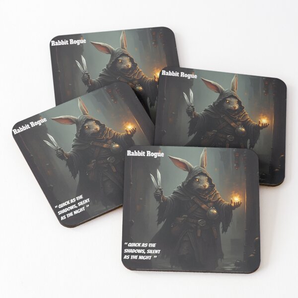 Item preview, Sneaky Rabbit DnD Fantasy Art designed and sold by nhk999.