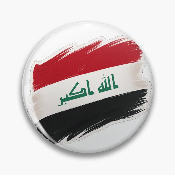 Item preview, Iraq flag sticker designed and sold by AL-WADI.