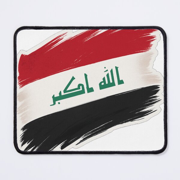 Item preview, Iraq flag sticker designed and sold by AL-WADI.