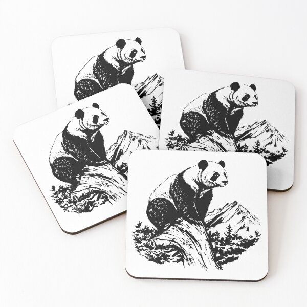 Item preview, Giant Panda Tree Branch China Bear Endangered Wildlife designed and sold by inkoutninja.